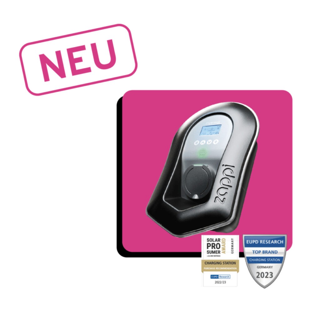 Zappi Wallbox die personalisiert laden kann